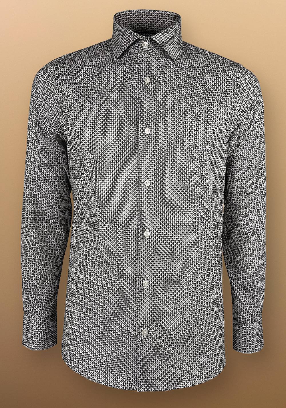 Primo Emporio Camicia in Cotone con microfantasia In Saldo