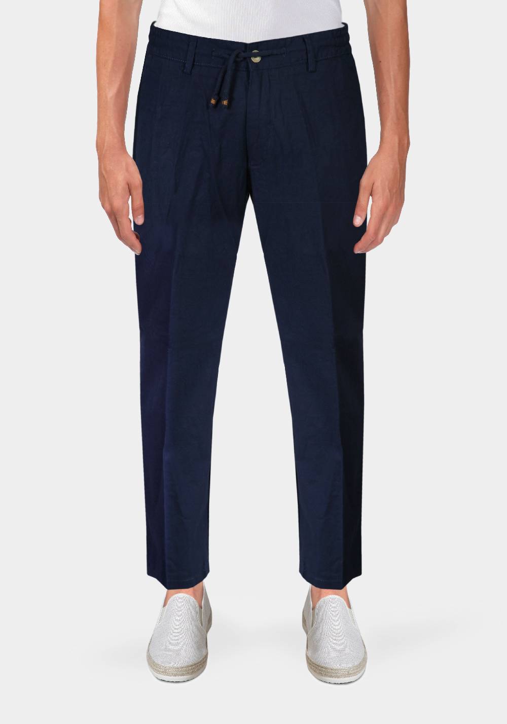 Primo Emporio Pantalone con Laccio e Bottoni - Blue Italia