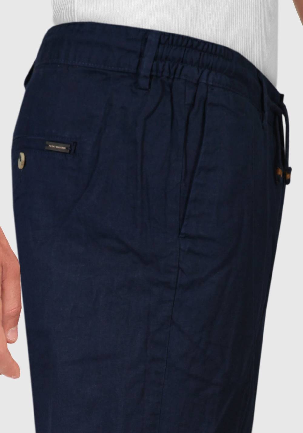 Primo Emporio Pantalone con Laccio e Bottoni - Blue Italia