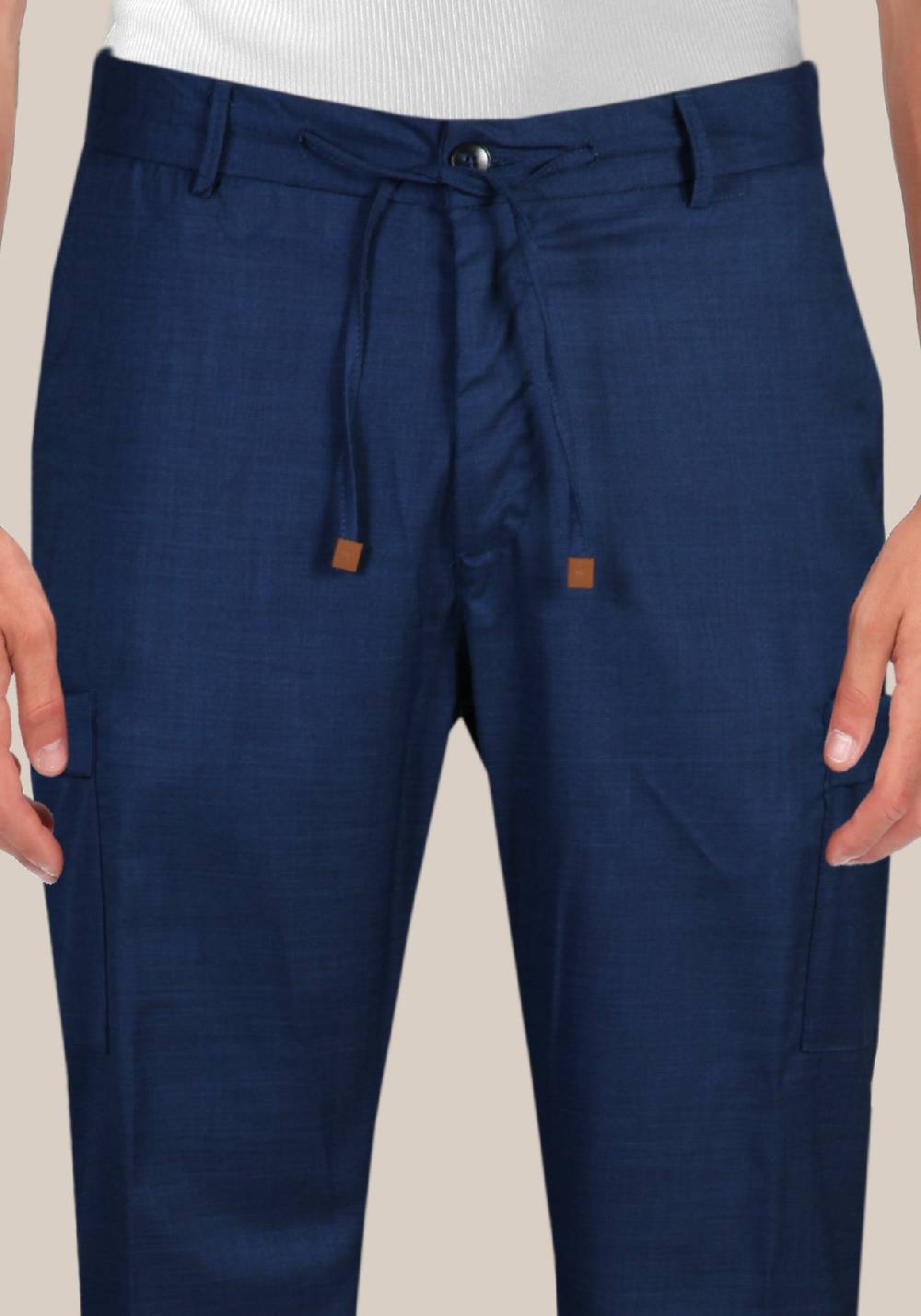 Primo Emporio Pantalone cotone con tascone laterale In Linea