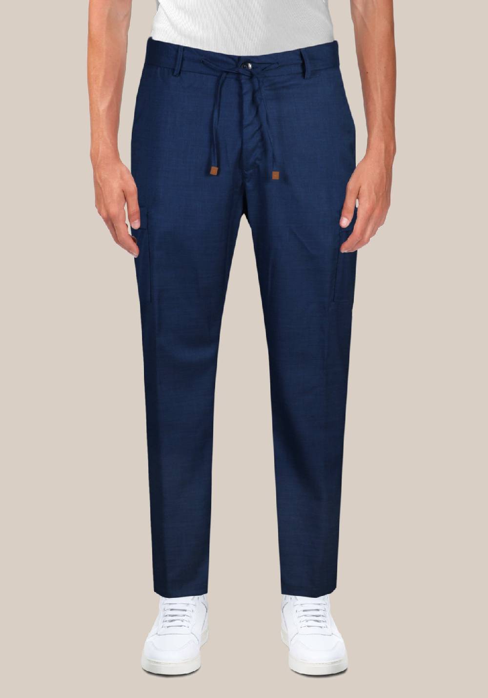 Primo Emporio Pantalone cotone con tascone laterale In Linea