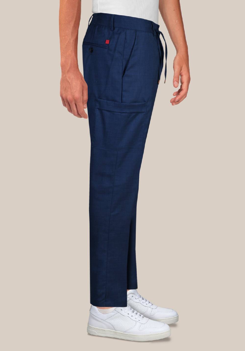 Primo Emporio Pantalone cotone con tascone laterale In Linea