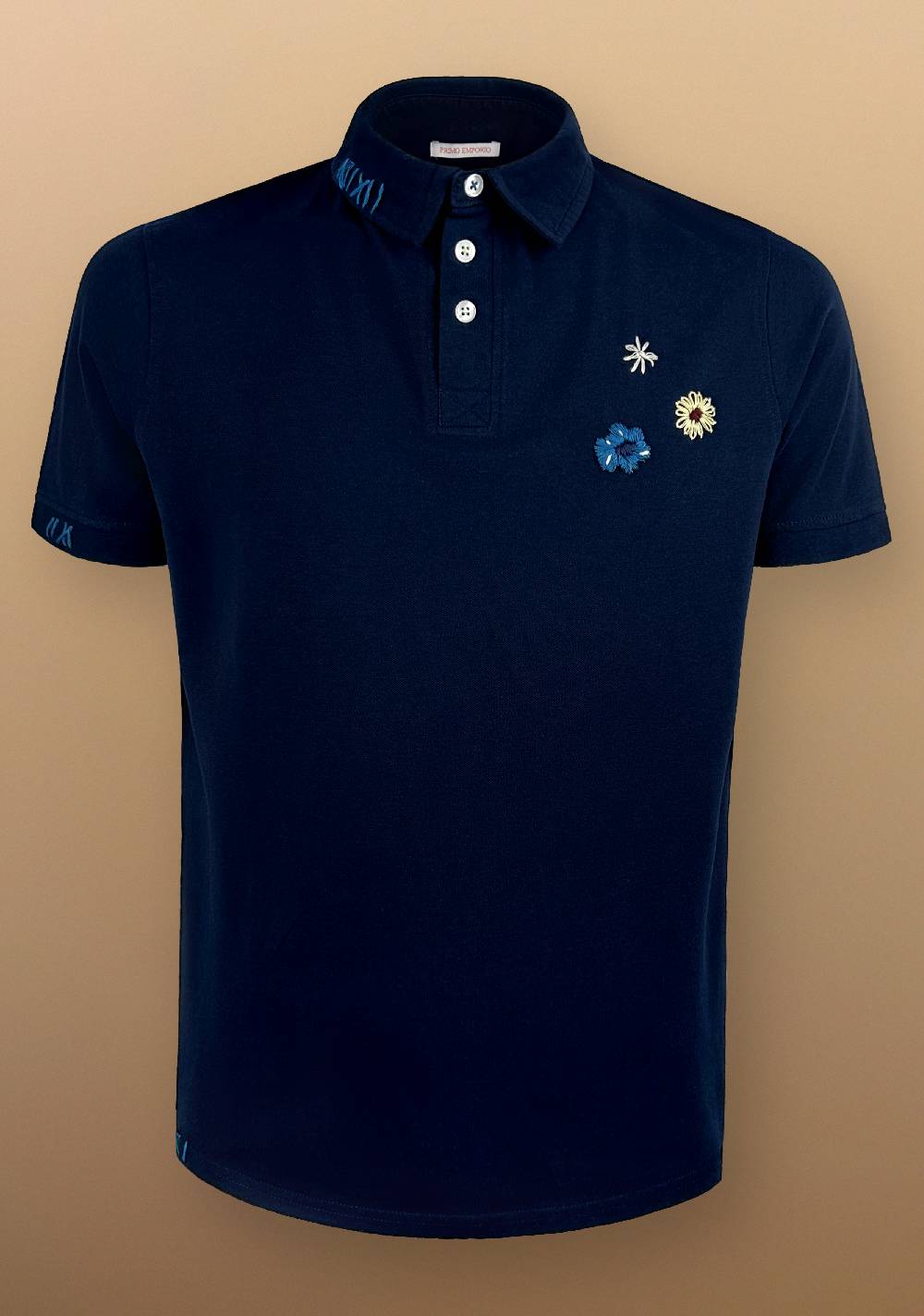 Primo Emporio Polo con Ricami tessuto Piquet Promozione Limitata