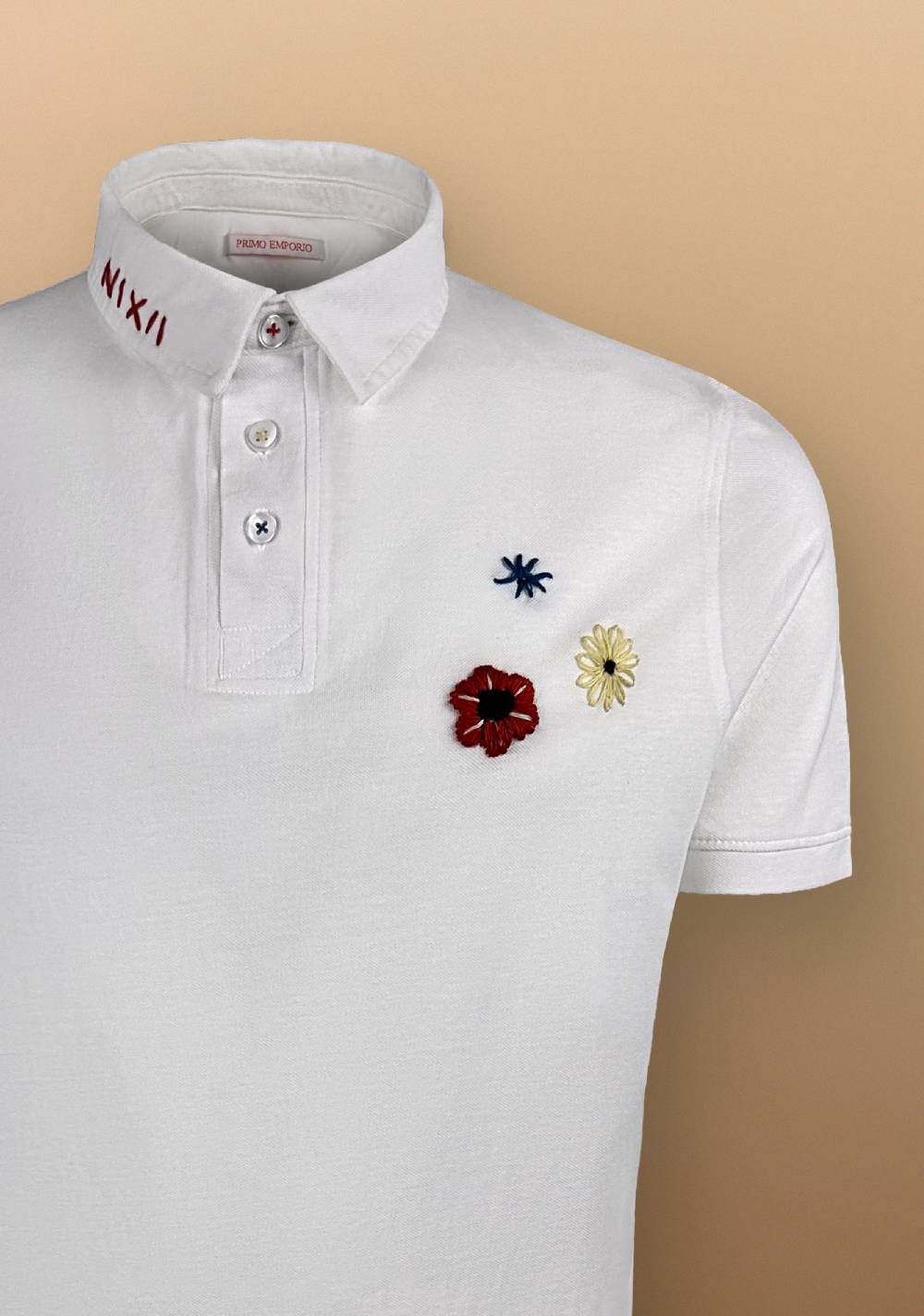 Primo Emporio Polo con Ricami tessuto Piquet Fino Al -60%