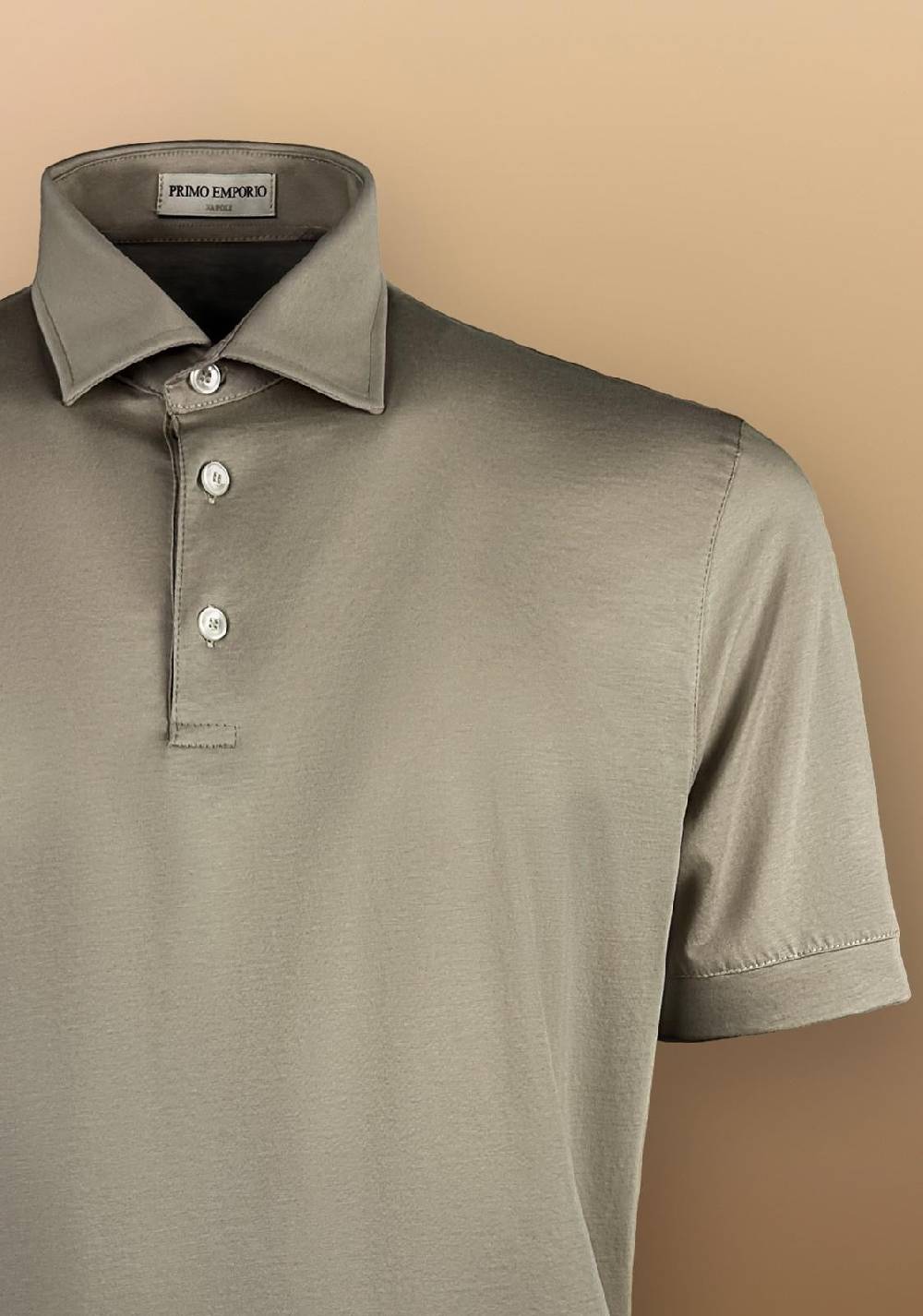 Primo Emporio Polo Filo di scozia tre bottoni Presa