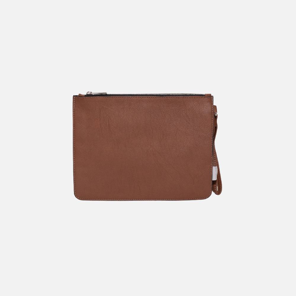 Primo Emporio Pochette Rigida in Pelle Logo Inciso Vendite Flash