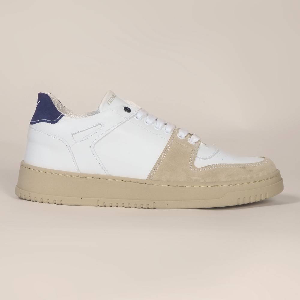 Primo Emporio Sneakers in pelle con banda in camoscio Qualità