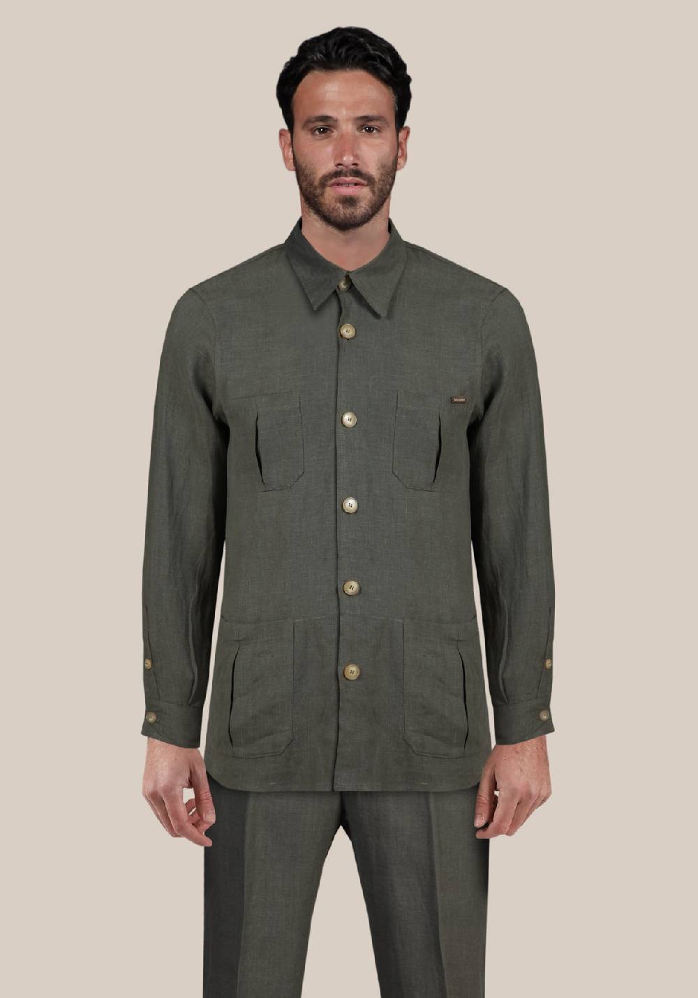 Primo Emporio Giacca Camicia in Lino Novità