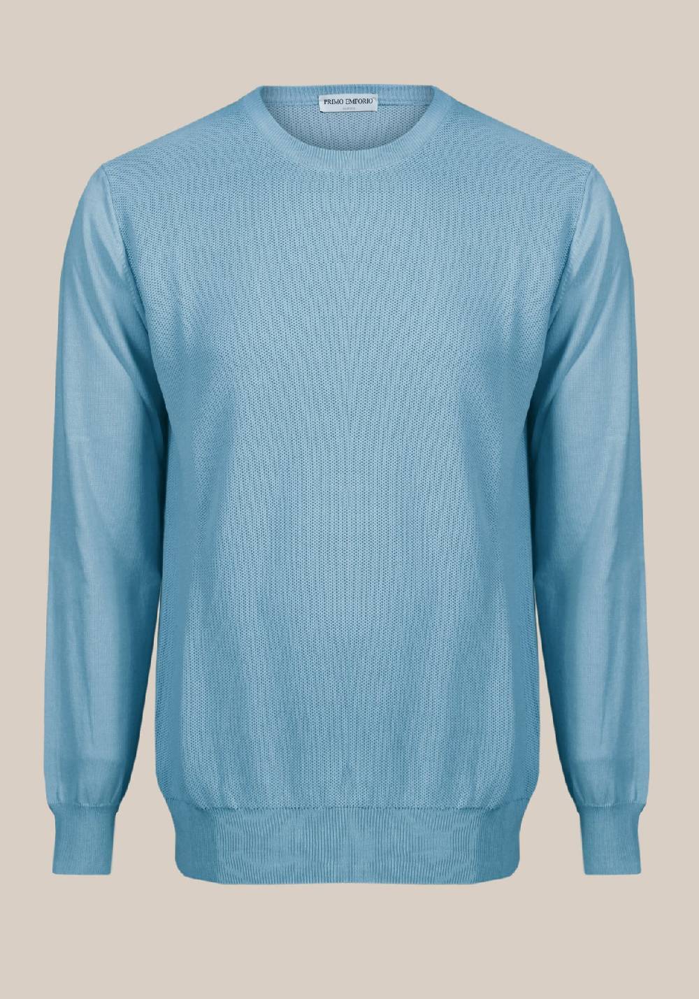 Primo Emporio Maglia giro collo tessitura punto riso Vendita Calda