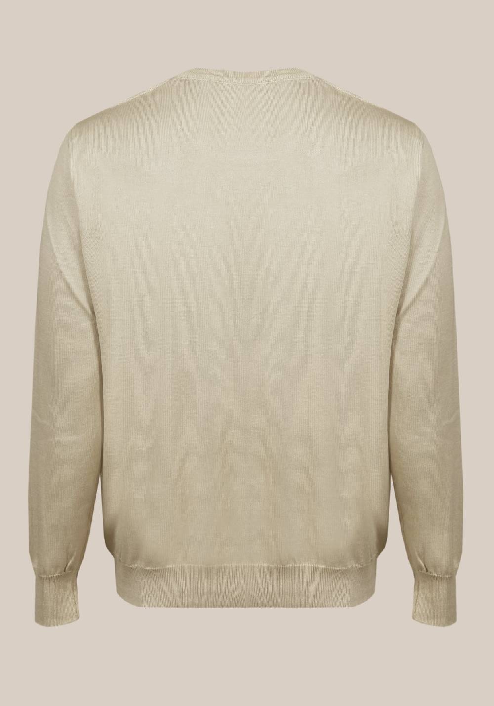 Primo Emporio Maglia giro collo tessitura punto riso Vendita Economica