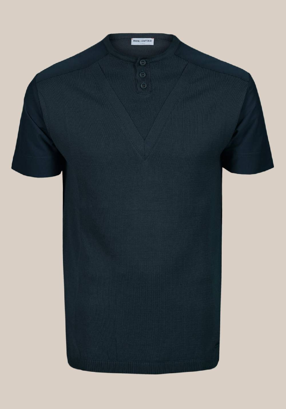 Primo Emporio Maglia in cotone con Bottoni In Saldo