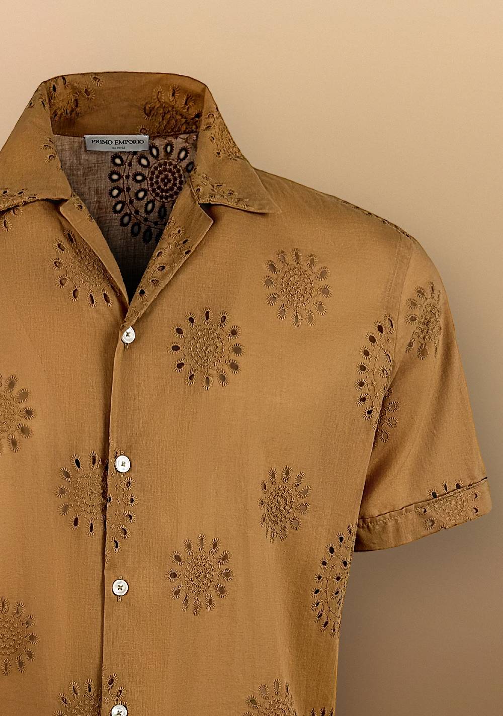 Primo Emporio Camicia mezza manica cotone sangallo Moda