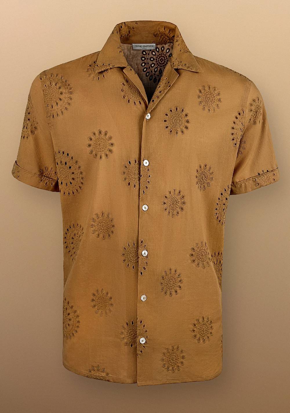 Primo Emporio Camicia mezza manica cotone sangallo Moda