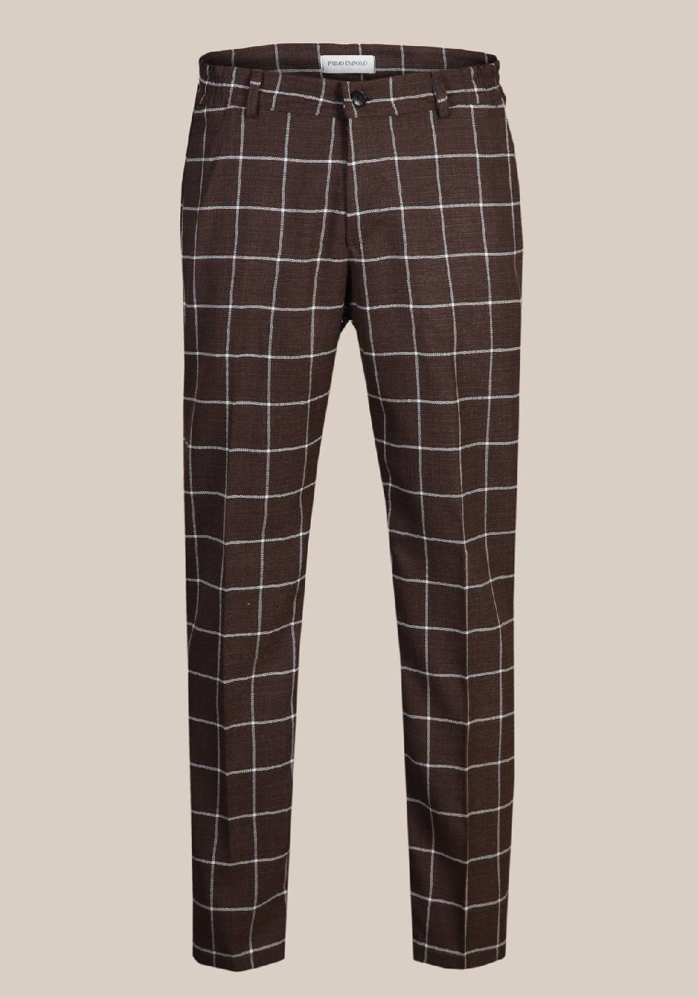 Primo Emporio Pantalone in Cotone con quadro Grande Soddisfazione Garantita