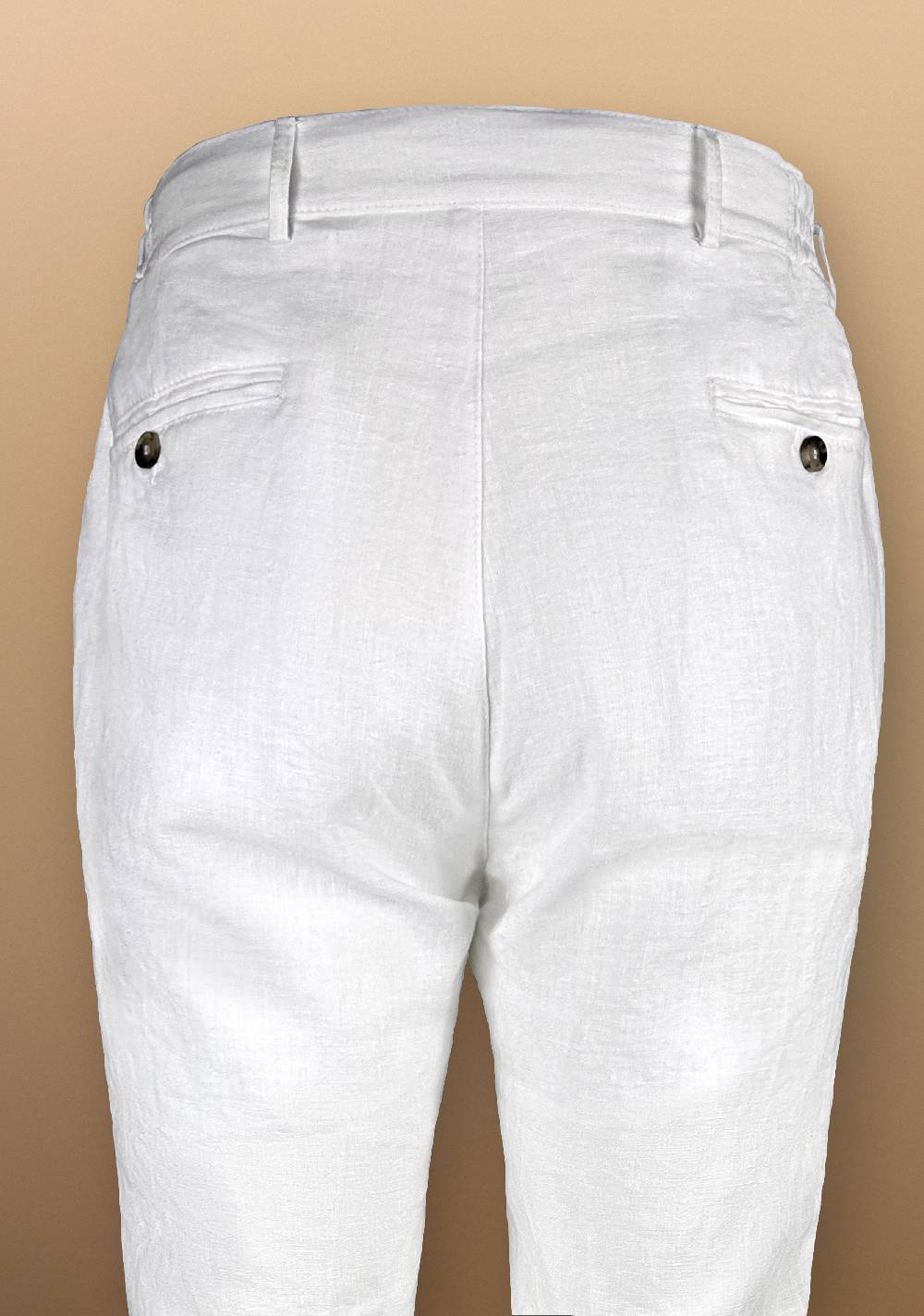 Primo Emporio Pantalone in Lino con cinturino in Ecopelle Negozi Online