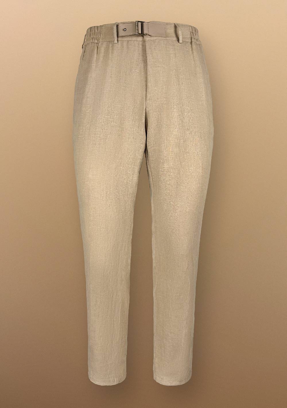 Primo Emporio Pantalone in Lino con cinturino in Ecopelle Promozione Limitata