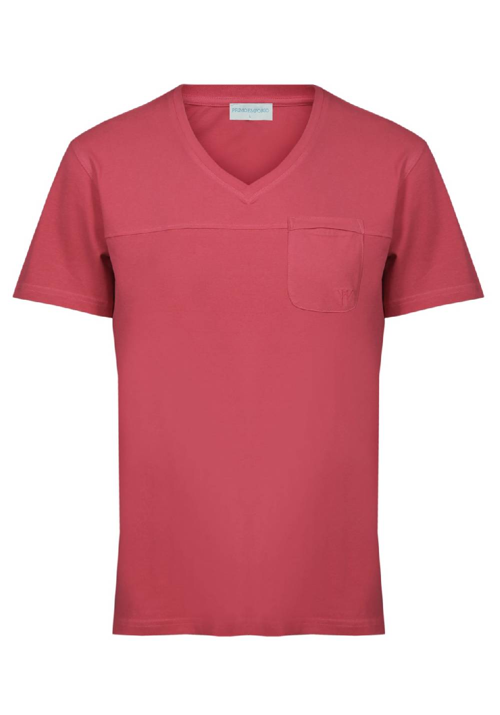 Primo Emporio T-shirt scollo a V con taschino Presa