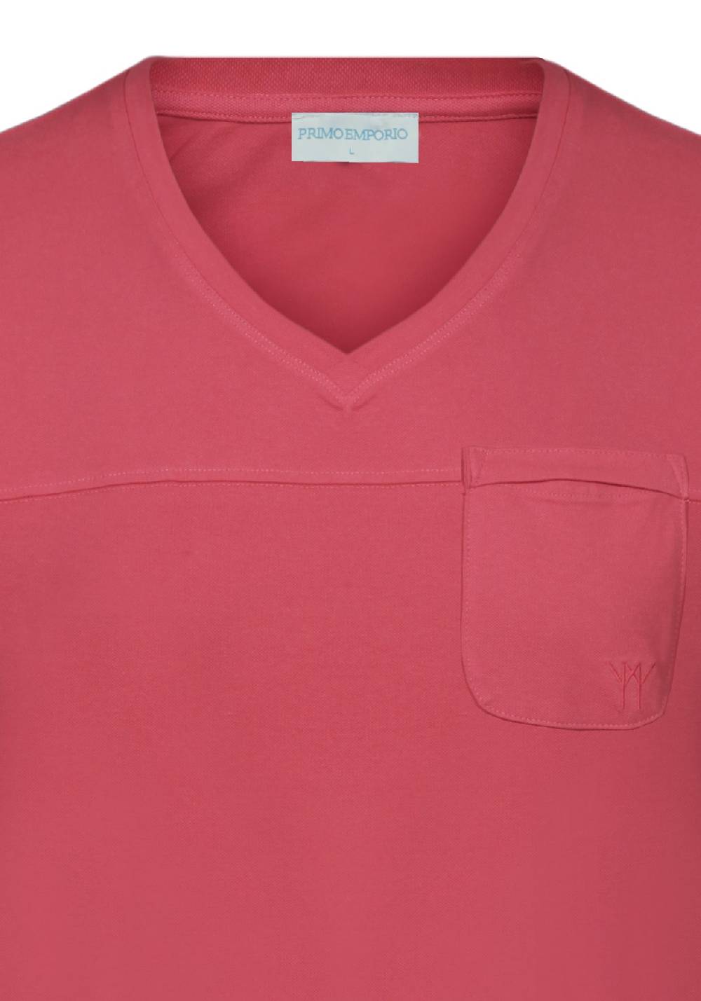 Primo Emporio T-shirt scollo a V con taschino Presa