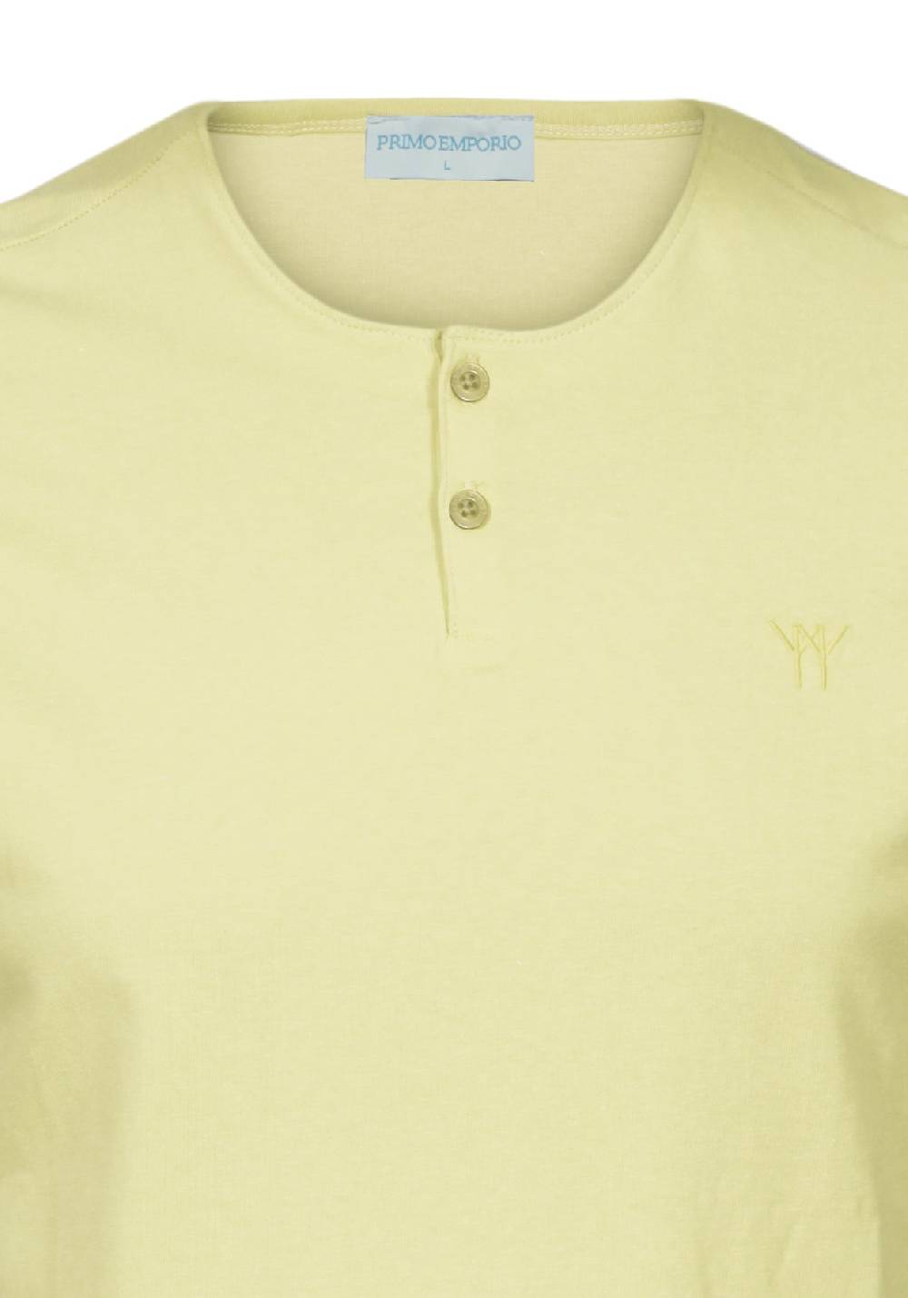 Primo Emporio T-shirt mezza manica con Bottoni Duty-free