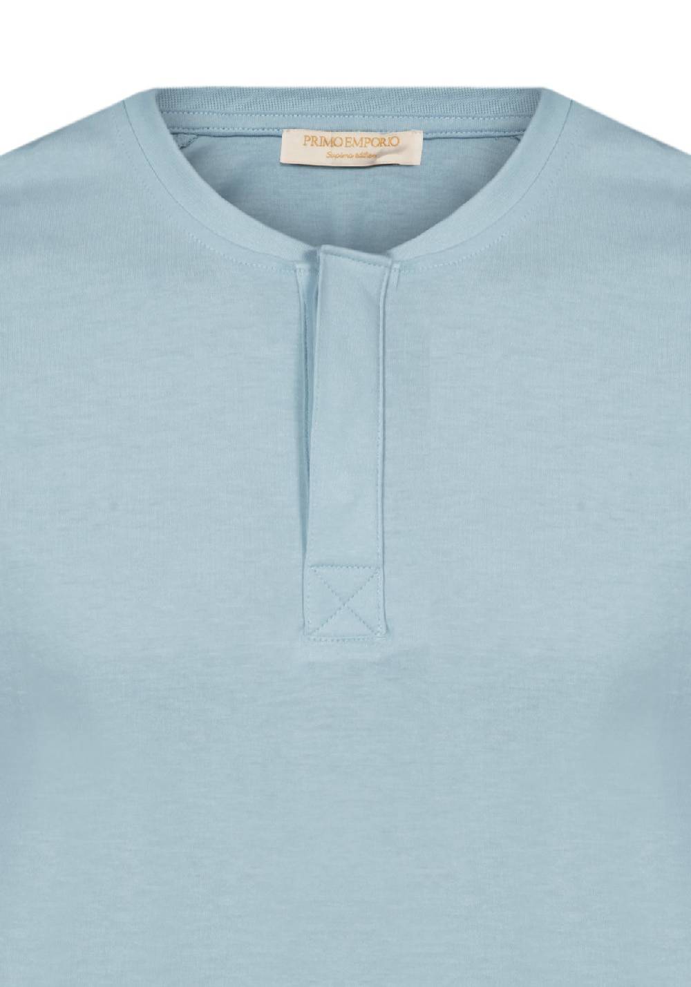 Primo Emporio T-shirt mezza manica con bottoni coperti Sconti questo mese