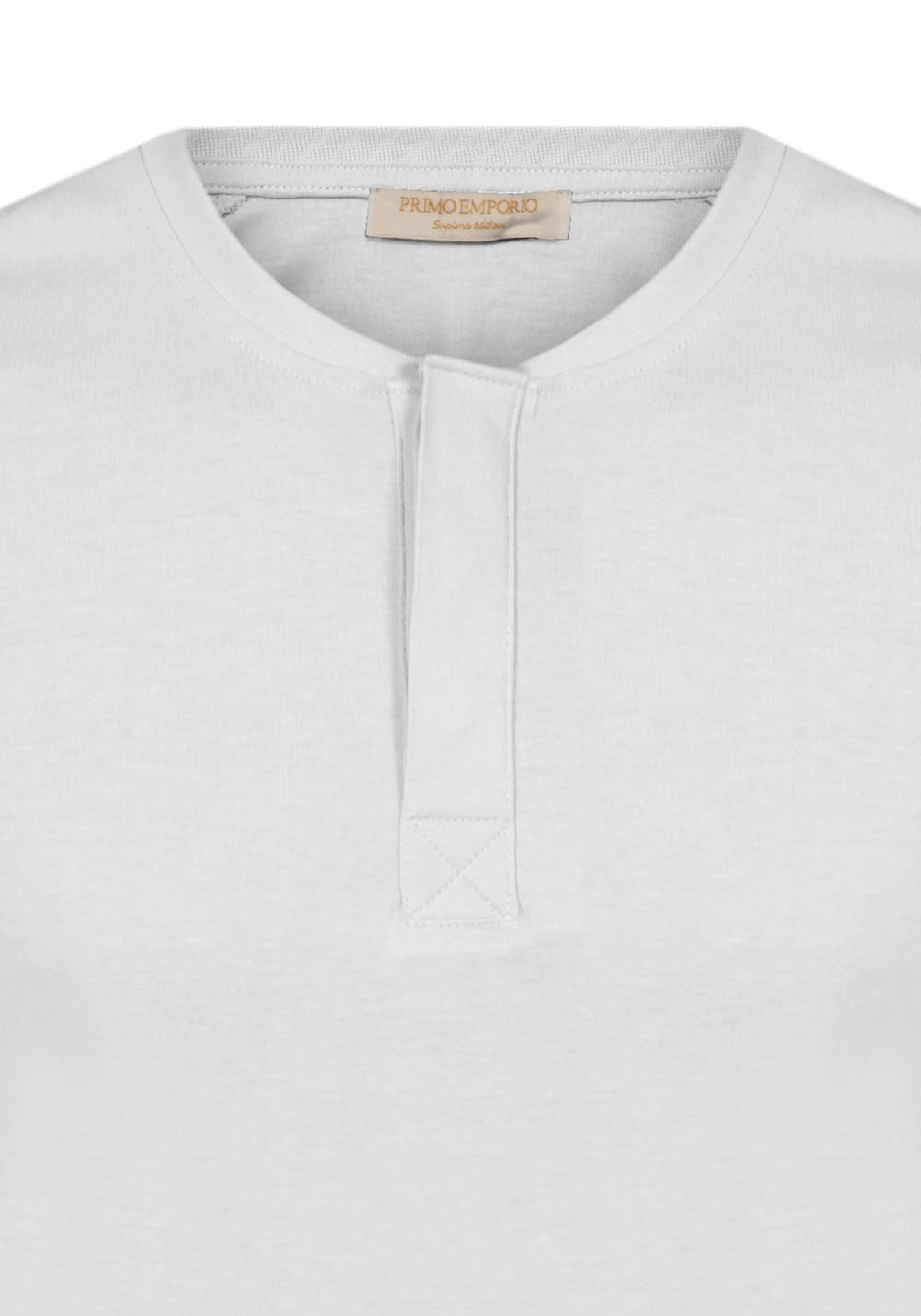 Primo Emporio T-shirt mezza manica con bottoni coperti Saldi