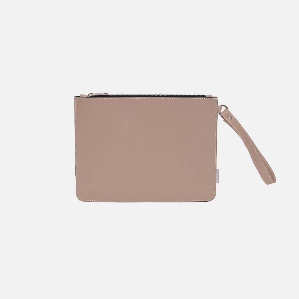 Primo Emporio Pochette Rigida in Pelle Logo Inciso Offerte