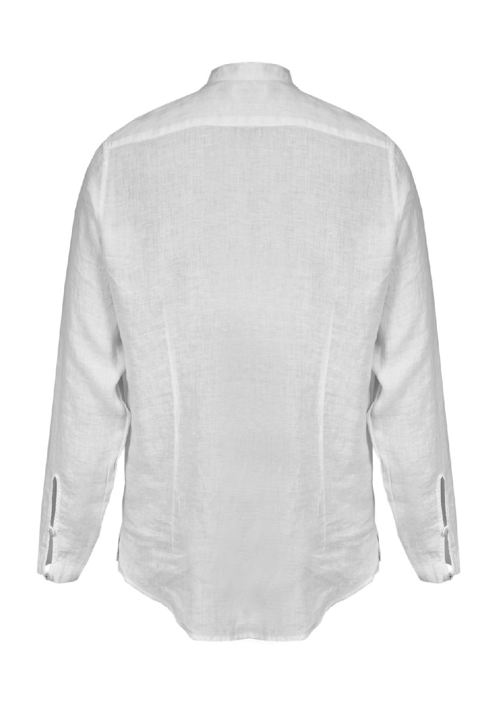 Primo Emporio Camicia di Lino manica lunga con bottoni in madreperla Vendite Flash