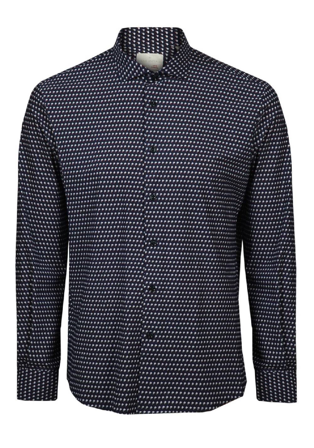Primo Emporio Camicia in Poliammide Micro Fantasia Qualità