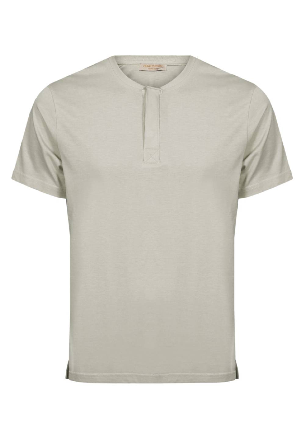 Primo Emporio T-shirt mezza manica con bottoni coperti Vendita