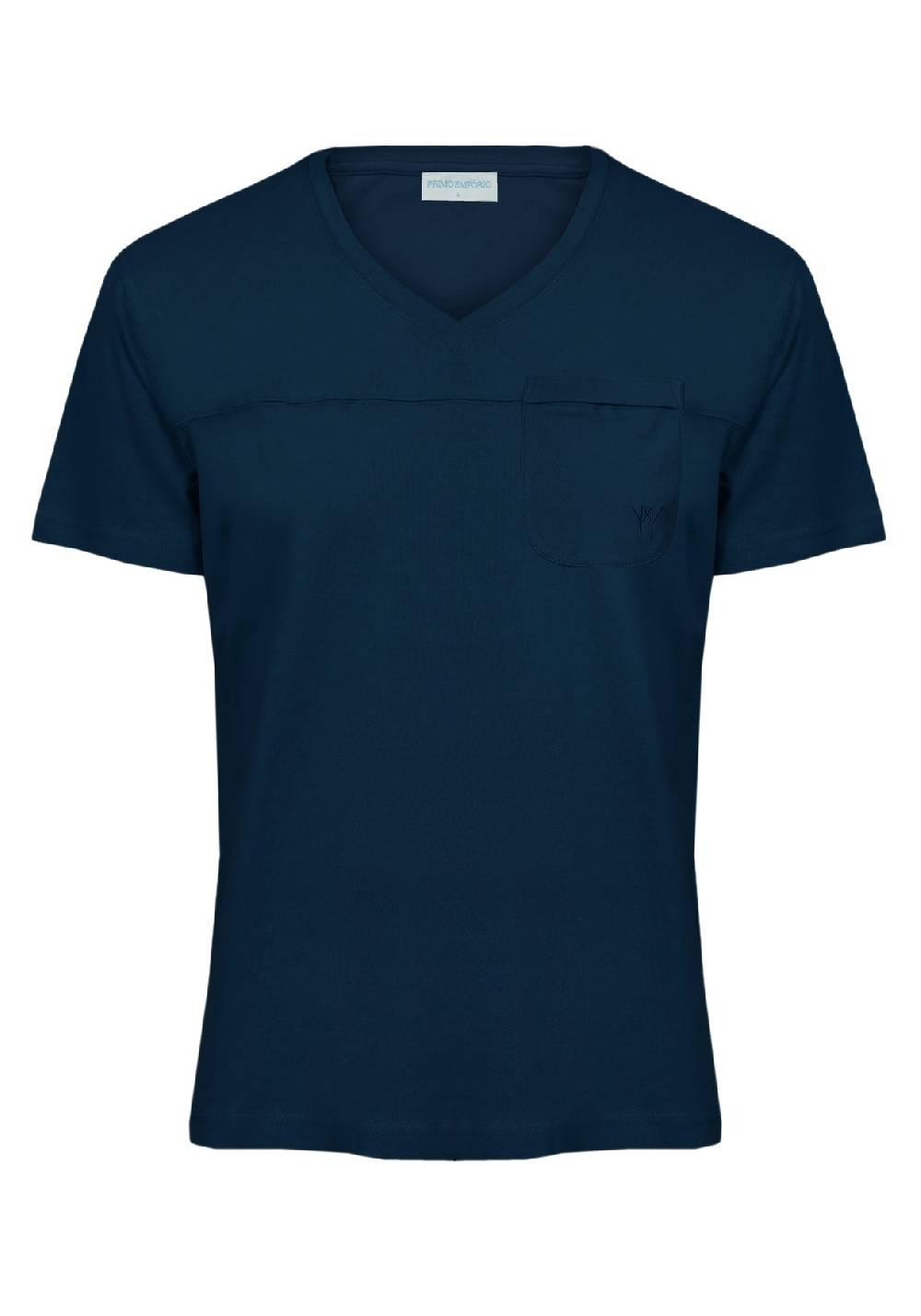 Primo Emporio T-shirt scollo a V con taschino Saldi Di Fabbrica