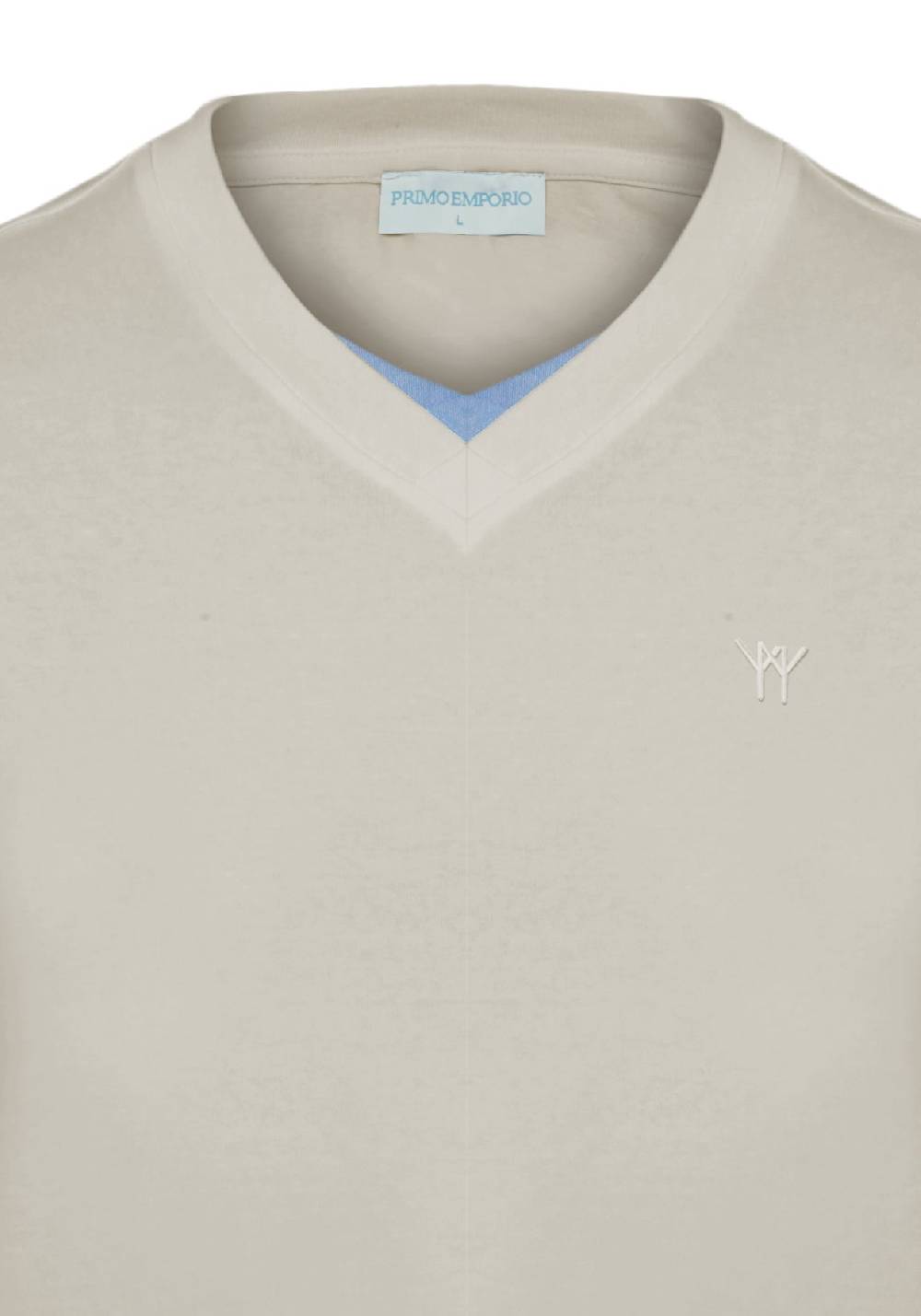 Primo Emporio T-shirt mezza manica con contrasto Vendite Flash