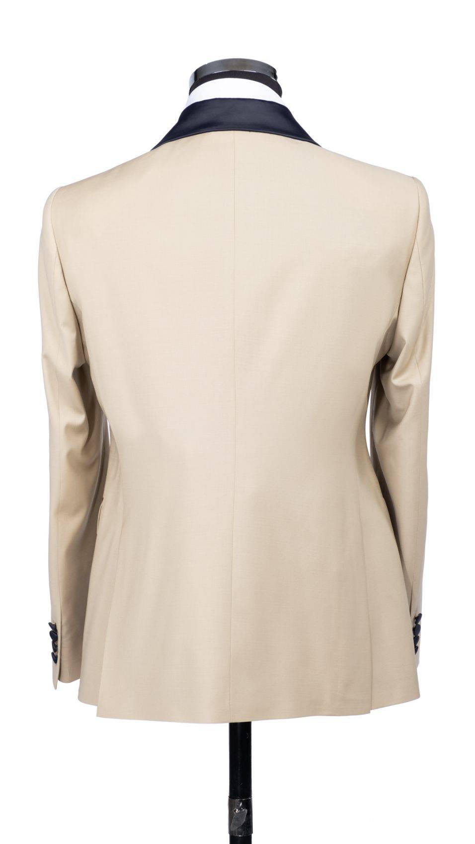 Baggi Smoking beige doppiopetto baggi cerimonia slim fit In Vendita