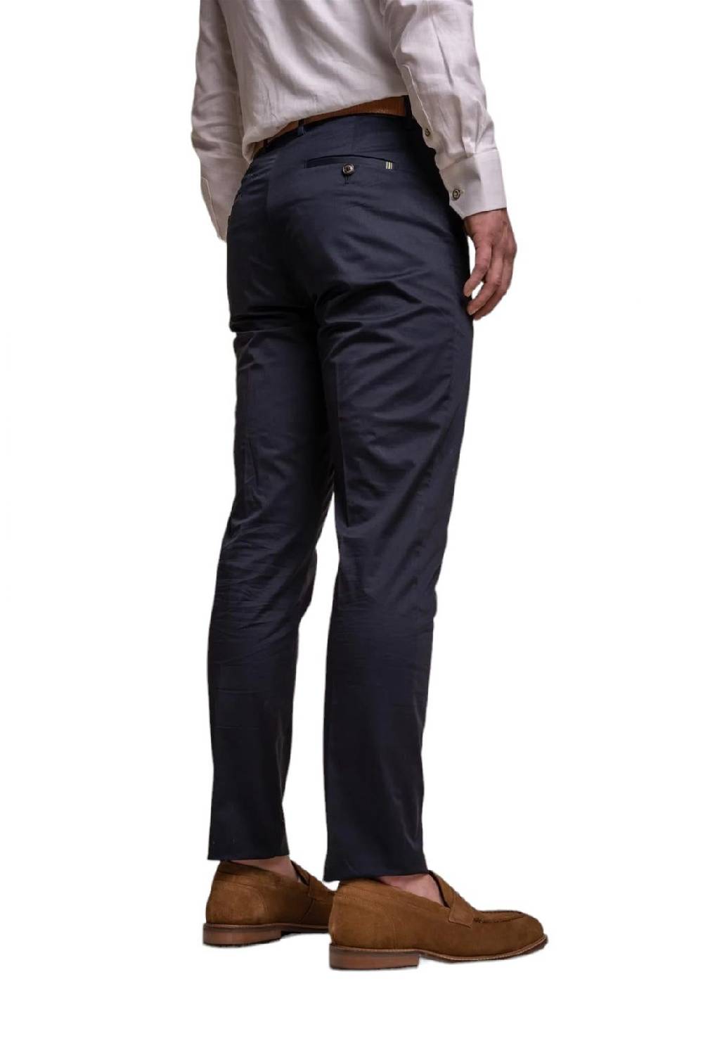 House of Cavani Abito blu navy cavani in cotone stretch sfoderato Vendita Economica