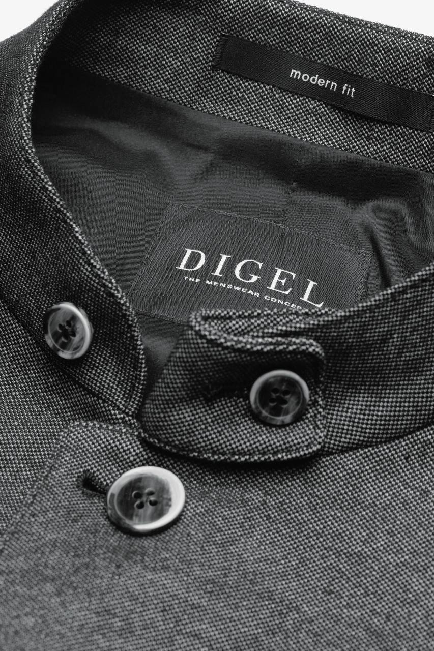 Digel Giacca alla coreana digel modern fit in jersey In Linea