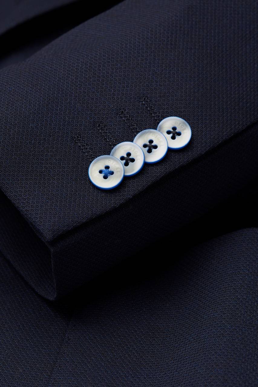 Digel Giacca blazer blu marine digel sfoderata drop quattro corto Soddisfazione Garantita
