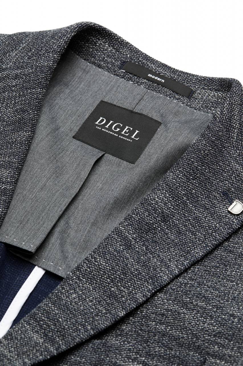 Digel Giacca in jersey grigia digel drop sei modern fit Promozione Limitata