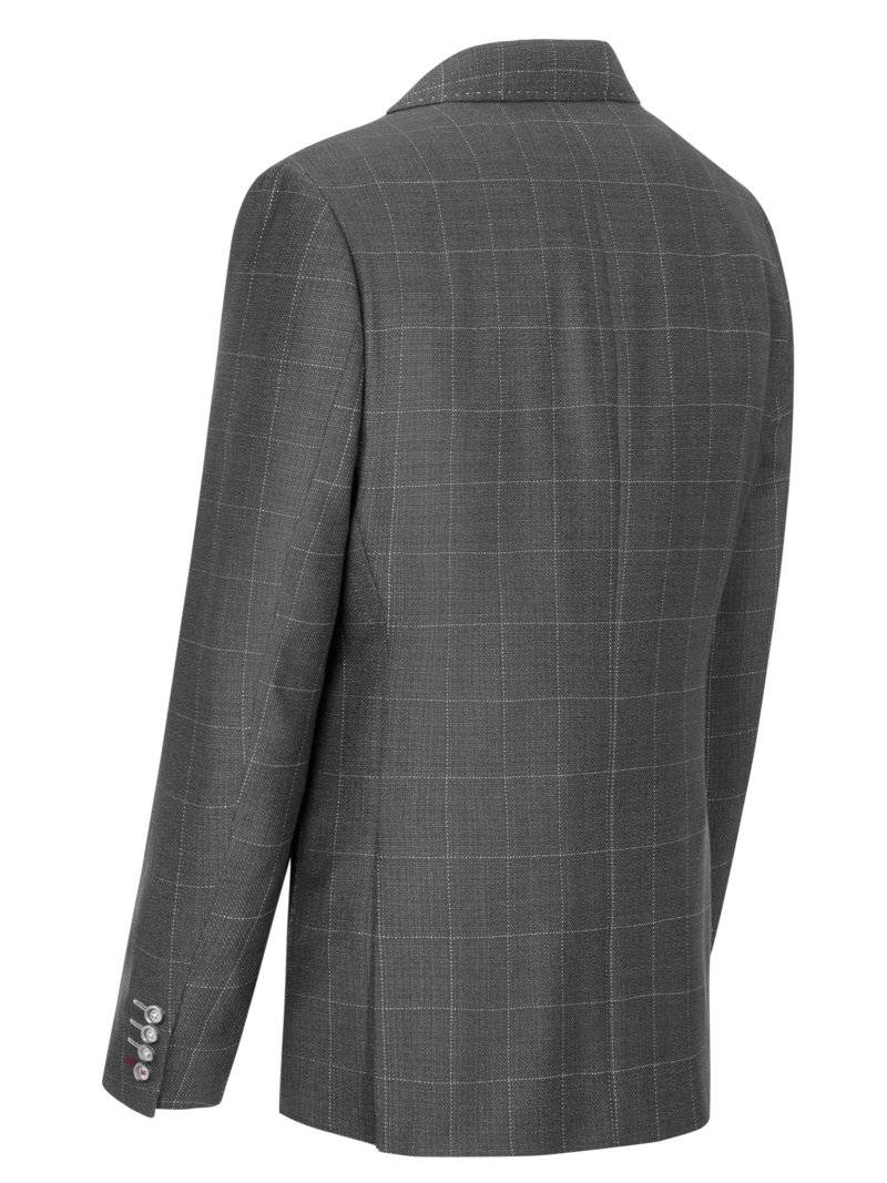 Digel Giacca grigio a quadri digel drop sei modern fit Sconto