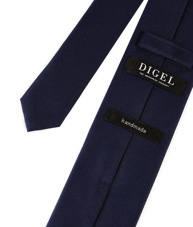 Digel Cravatta blu digel in seta pura Saldi