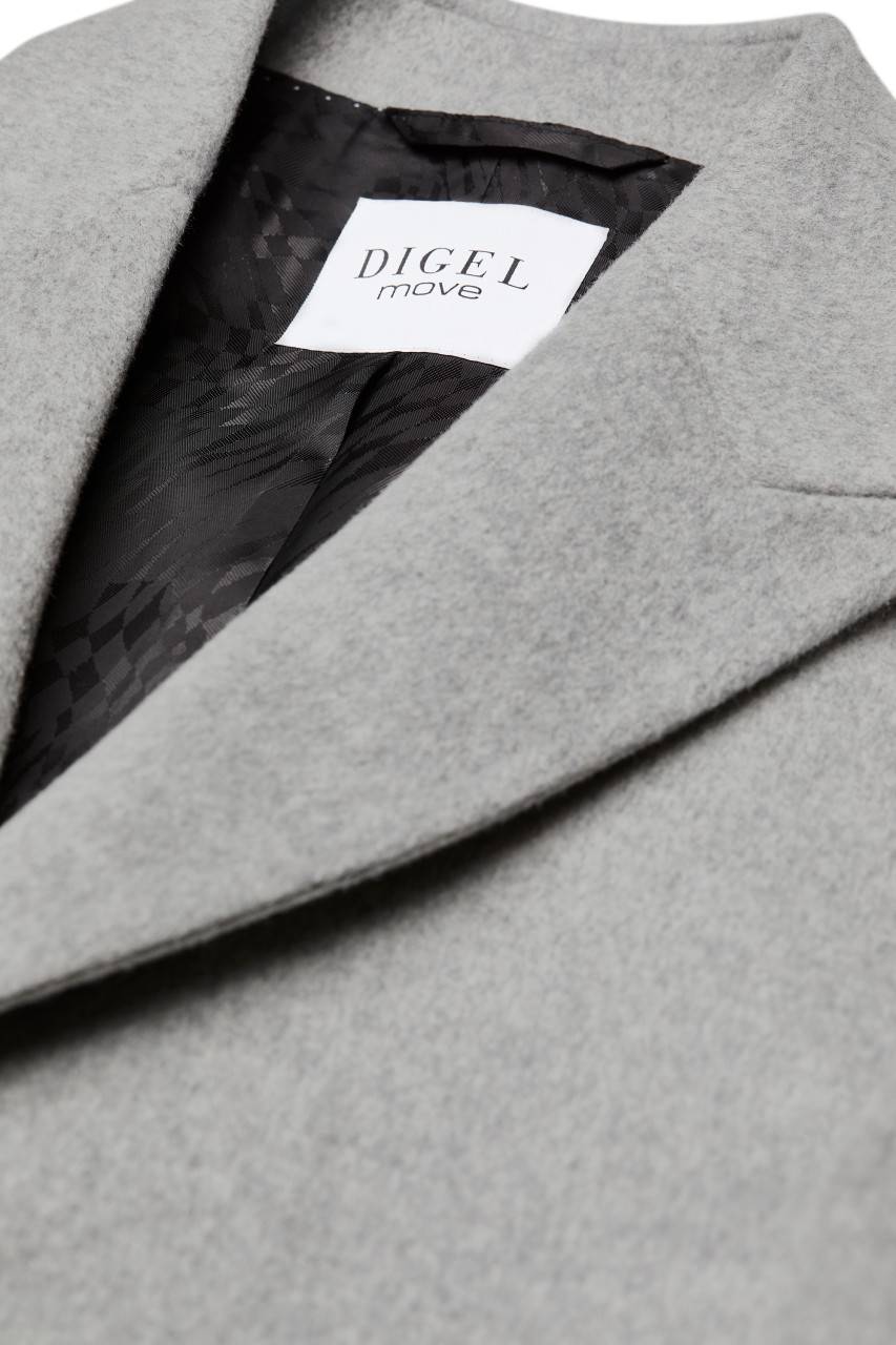 Digel Cappotto digel grigio chiaro slim fit in misto cashmere Qualità Garantita