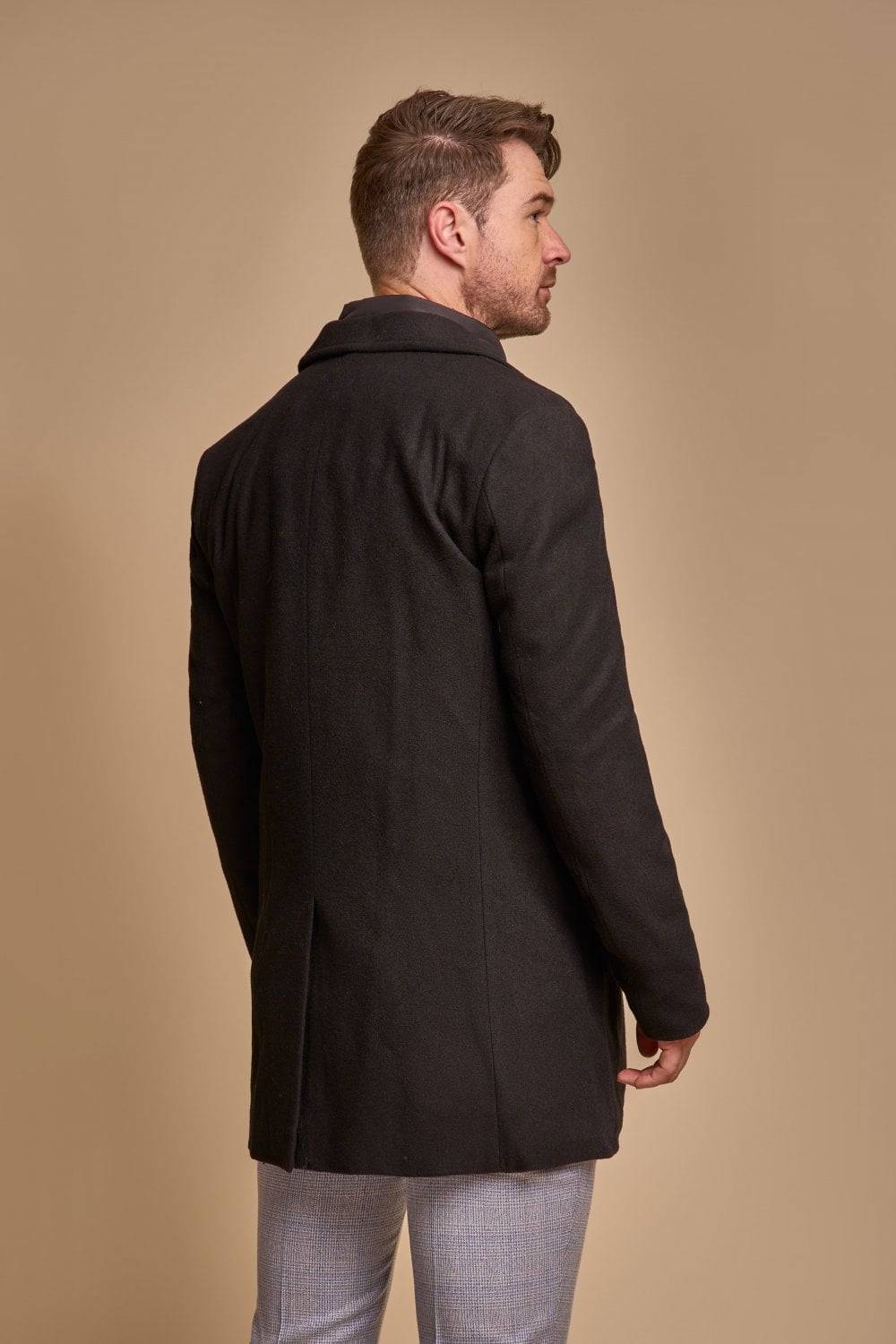 House of Cavani Cappotto cavani slim fit con pettorina anti vento staccabile Consegna Veloce