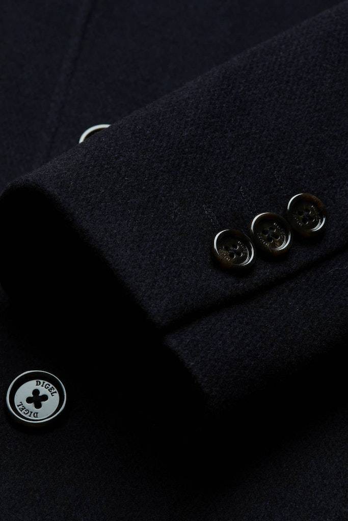 Digel Cappotto blu digel con pettorina antivento staccabile Shopping Online