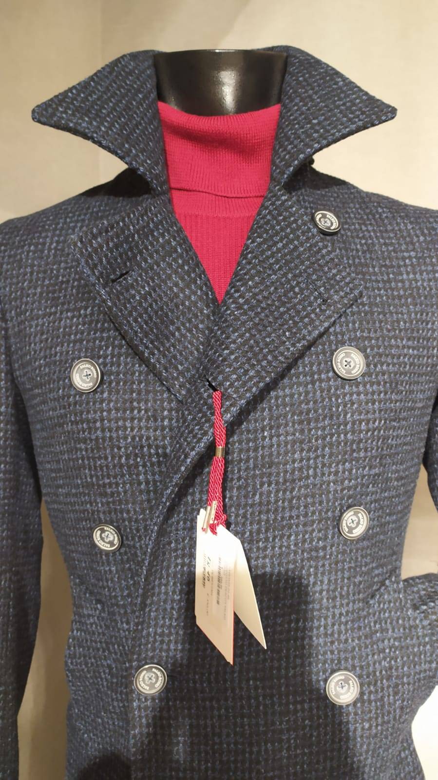 Falko Rosso Peacoat cappotto giaccone moda slim fit falko rosso Convenienza