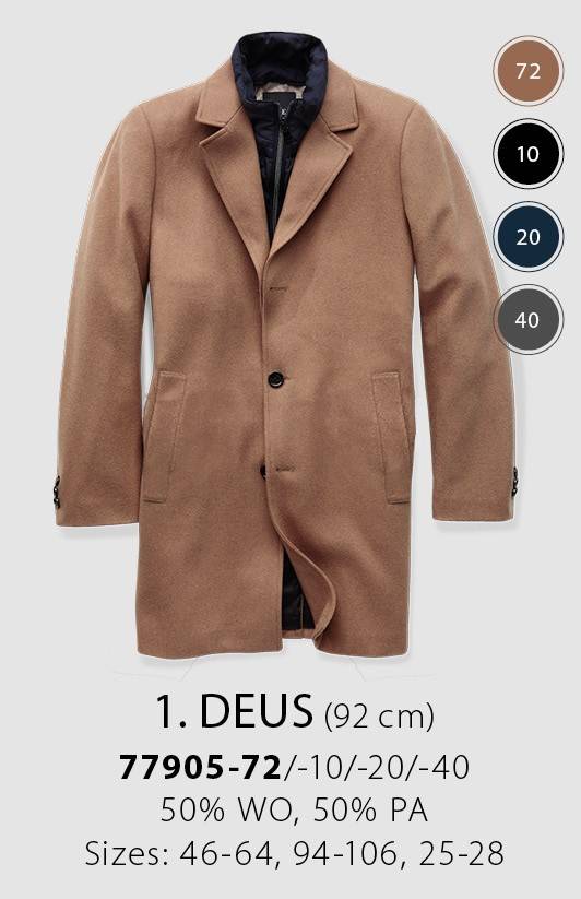 Digel Cappotto cammello digel con pettorina antivento staccabile