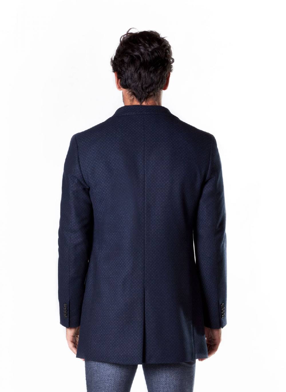 John Barritt Cappotto slim fit in misto lana a tre bottoni ticket pocket Online