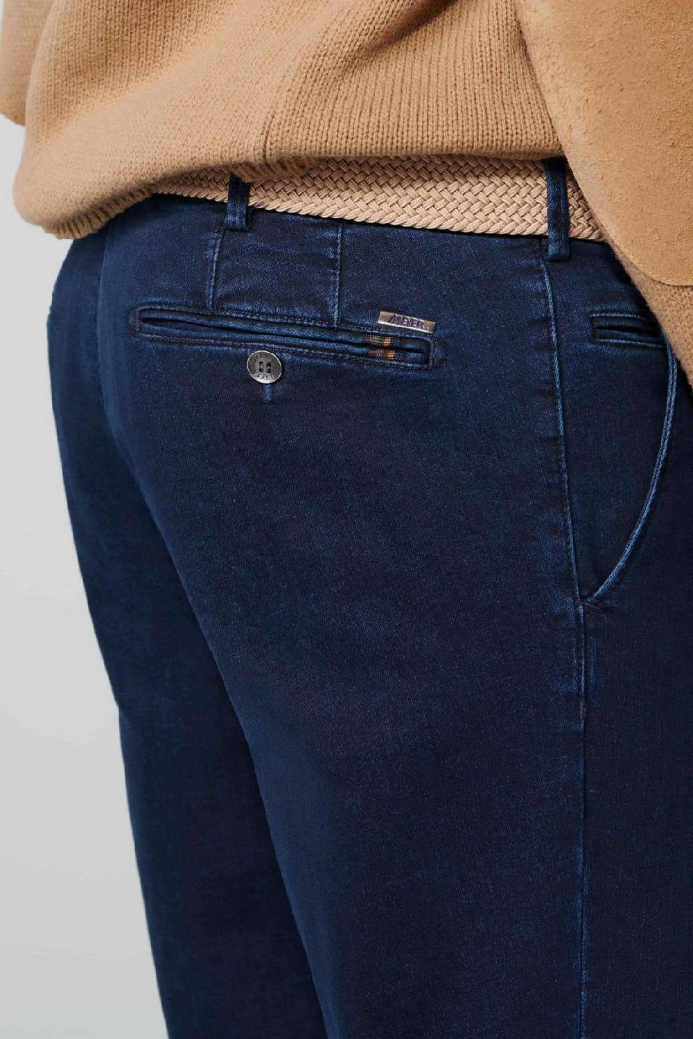 Meyer Jeans meyer in denim tencel™ dark blu stone modern fit In Vendita