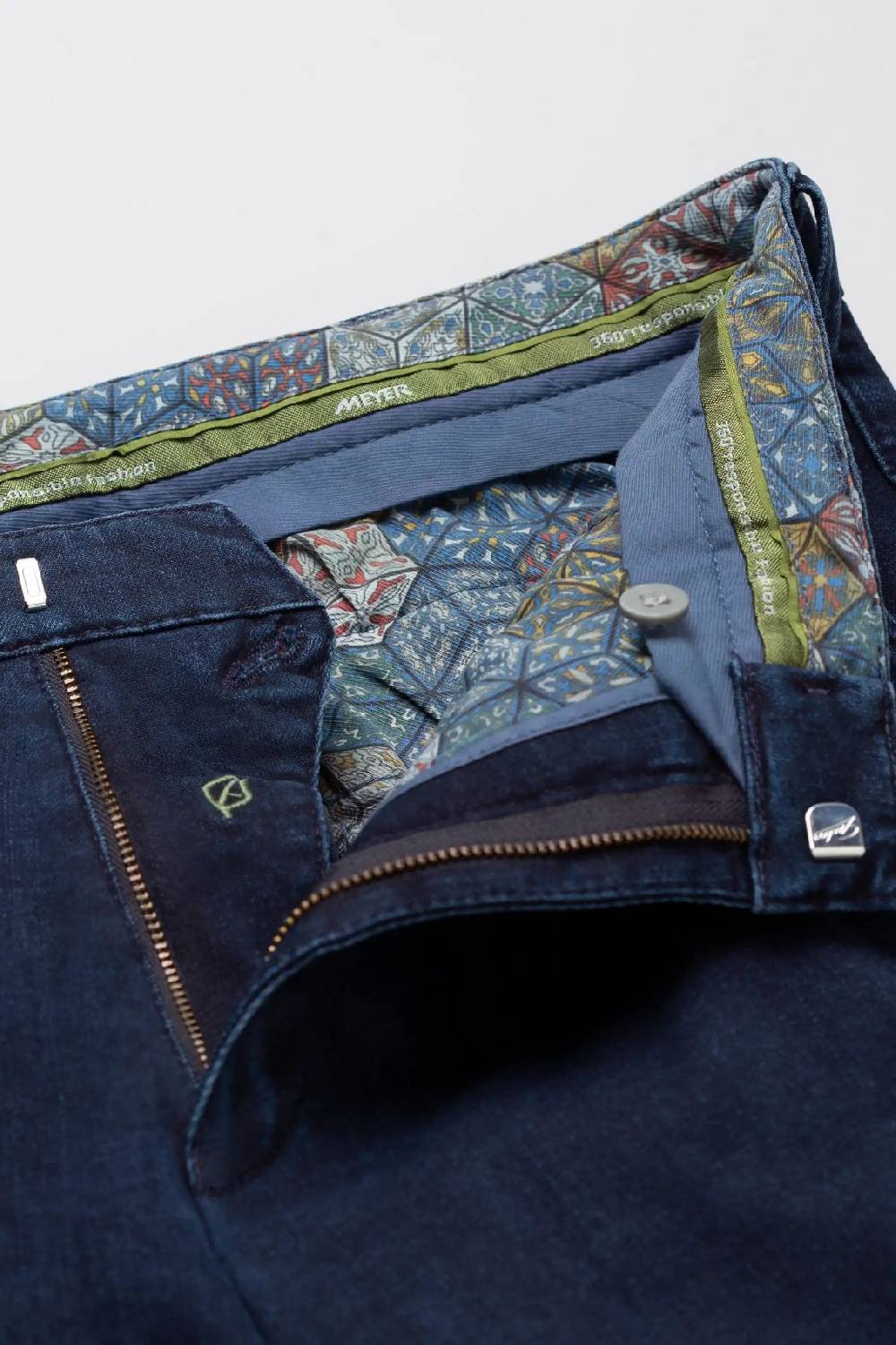 Meyer Jeans meyer in denim tencel™ dark blu stone modern fit In Vendita