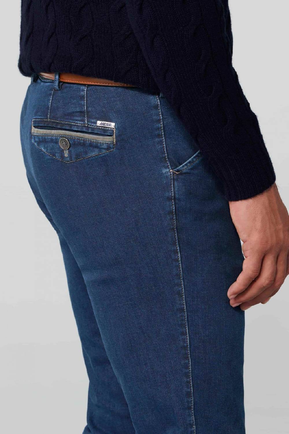 Meyer Jeans blu stone meyer modern fit super stretch Offerte
