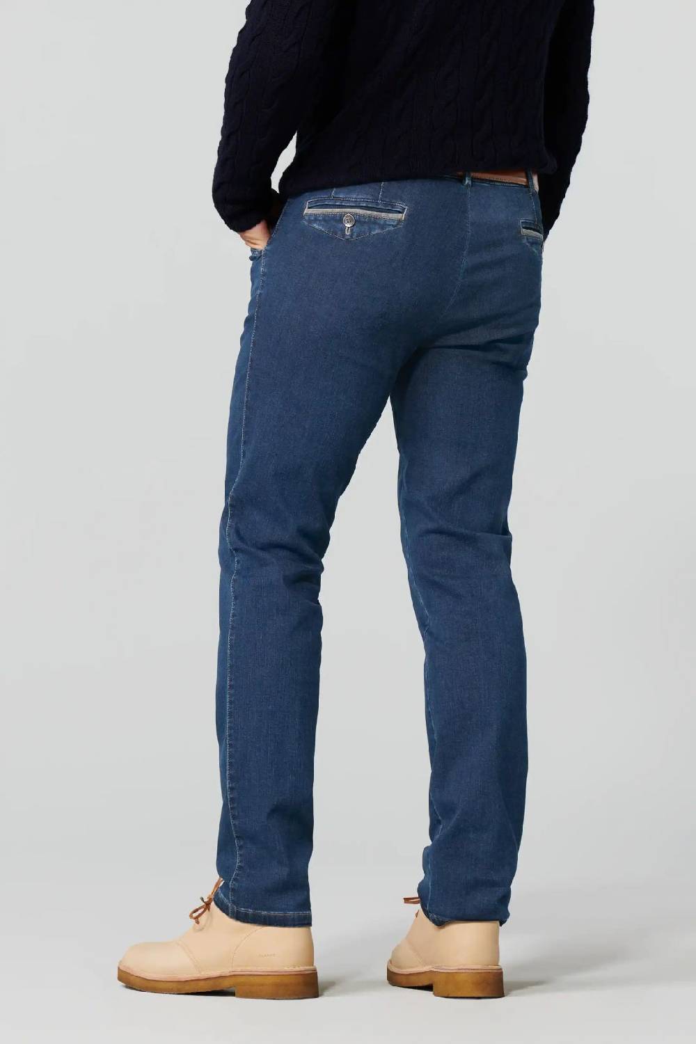 Meyer Jeans blu stone meyer modern fit super stretch Offerte