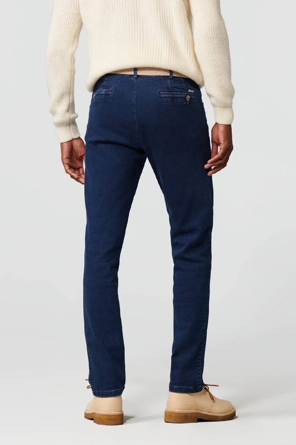 Meyer Jeans meyer blu stone modern fit cotone denim biologico Vendita Economica