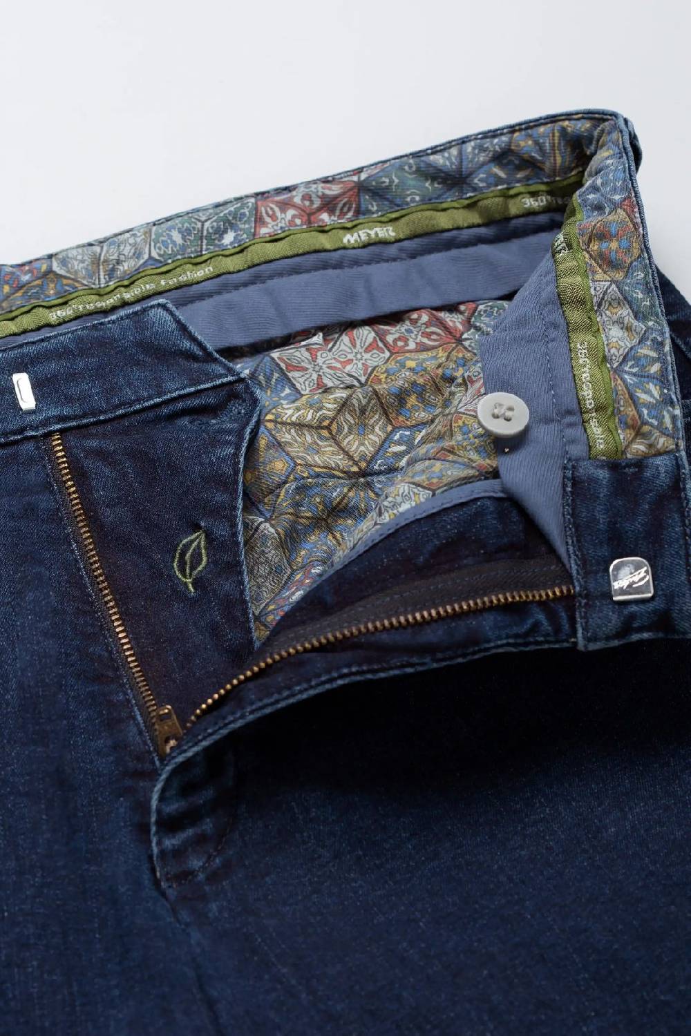 Meyer Jeans meyer blu stone modern fit cotone denim biologico Vendita Economica